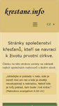 Mobile Screenshot of krestane.info